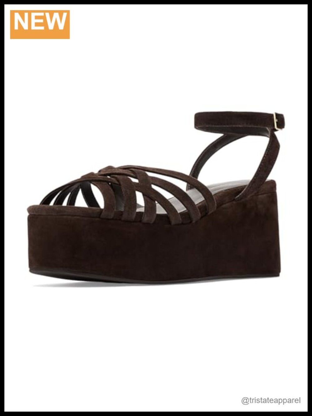 Loeffler Randall Channing Platform Sandals Leather Ankle Strap Party Wedding